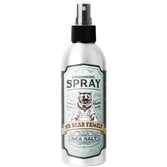 Mr Bear Family Sea Salt Grooming Spray: Natural Hold & Volume for Hair