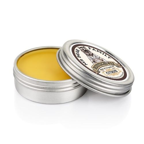 Mr Bear Family Citrus Moustache Wax for Strong Hold & Natural Styling