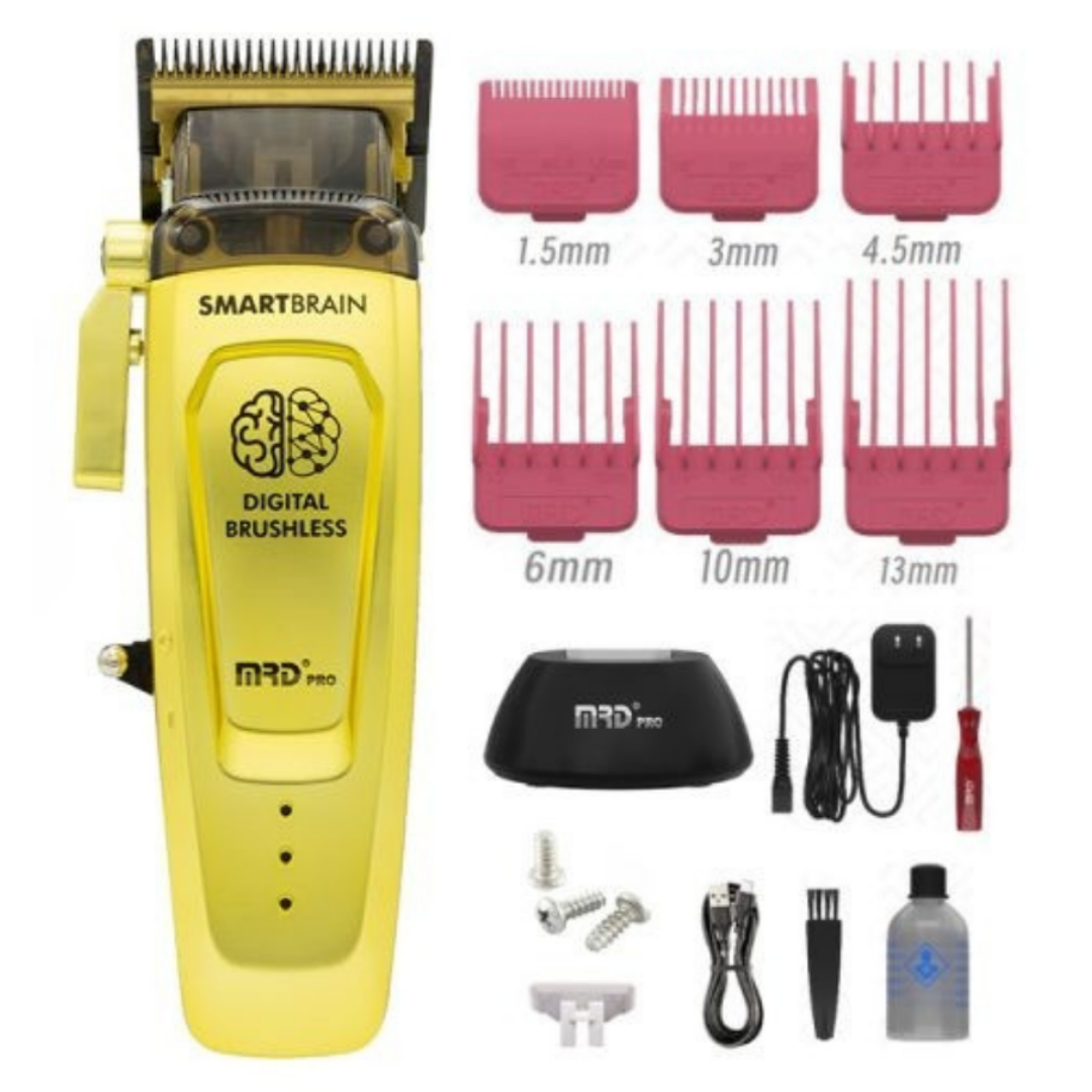 MRD Pro-SmartBrain Gold HC-90 Professional Hair Beard Trimmer Shaver