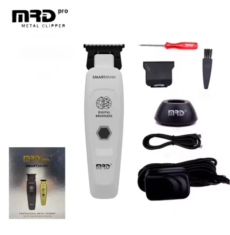 MRD SmartBrain Professional Cord/Cordless Hair & Beard Trimmer Black GMT-90
