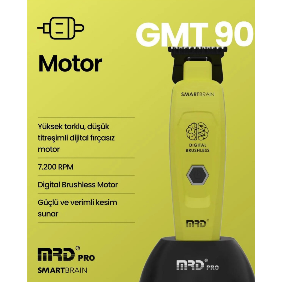 MRD SmartBrain GMT-90 Green Professional Hair Beard Trimmer Shaver
