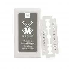 Mühle Stainless Steel Dubbeleggade Rakblad 10-pack