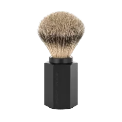 Mühle HEXAGON Silvertip Badger Graphite Rakborste