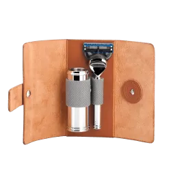 Mühle Travel Reseetui med Rakhyvel och Rakborste