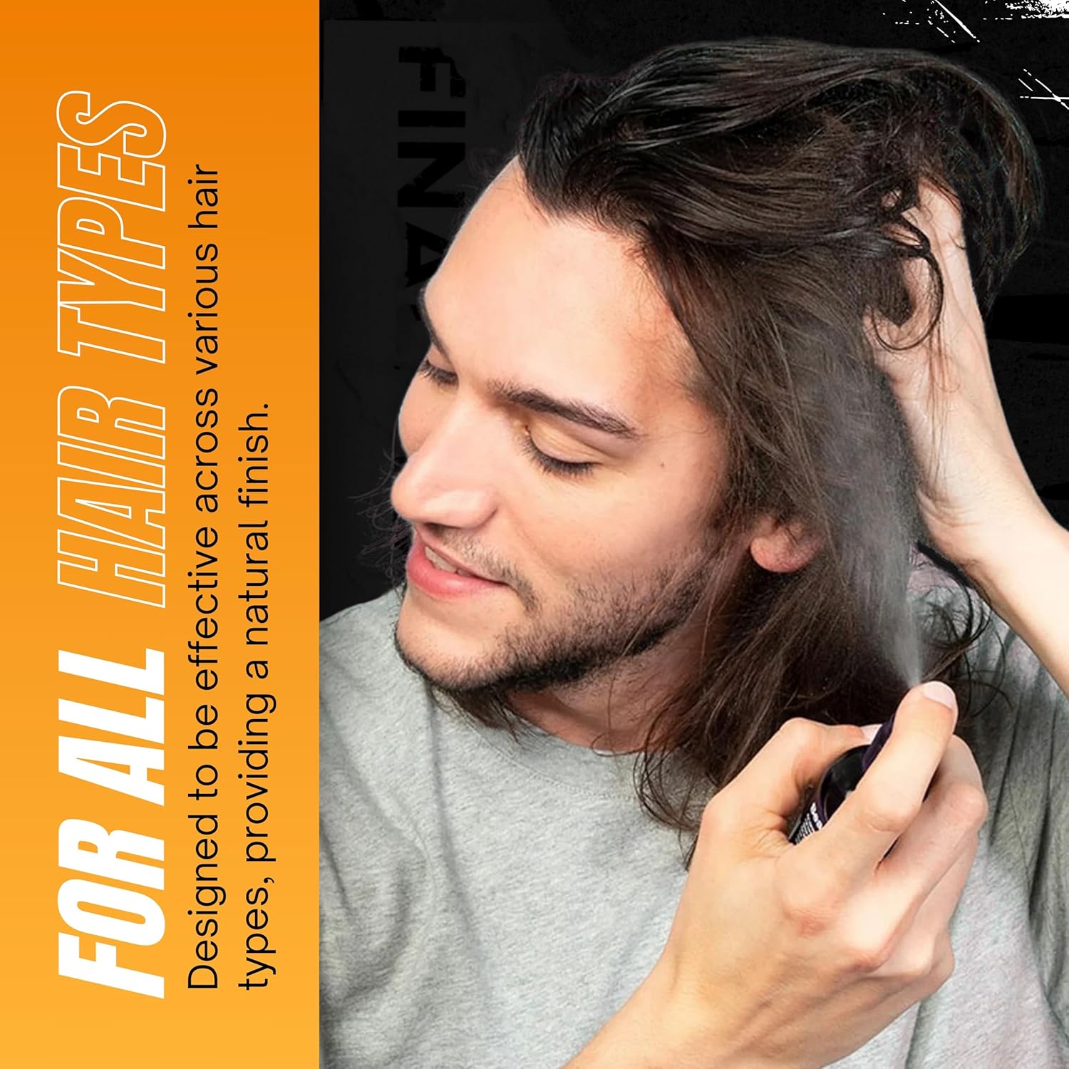 Nish Man Sea Salt Spray 6.7 fl oz: Ultimate Volume & Textured Finish