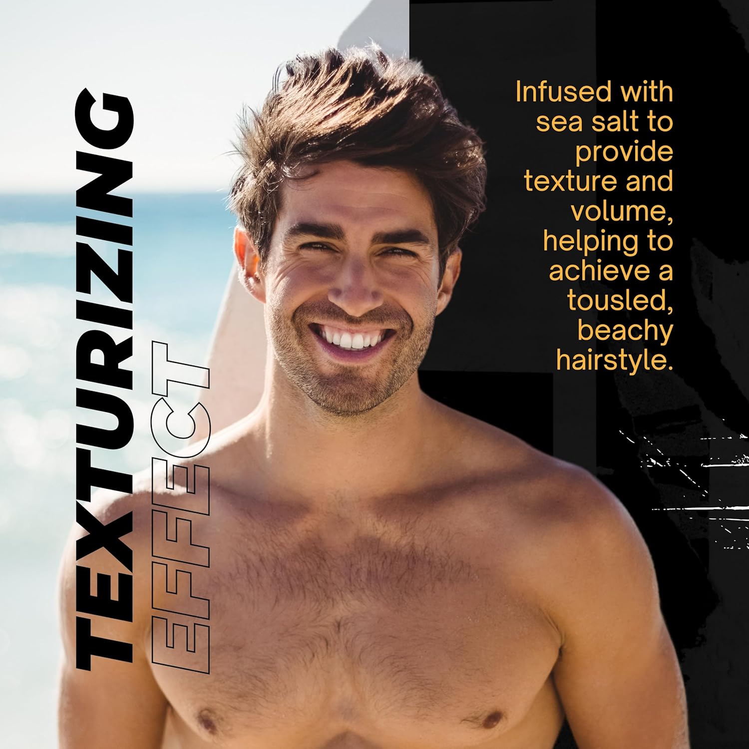 Nish Man Sea Salt Spray 6.7 fl oz: Ultimate Volume & Textured Finish