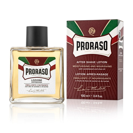 Proraso Aftershave Lotion Sandalwood & Shea Oil 100 ml