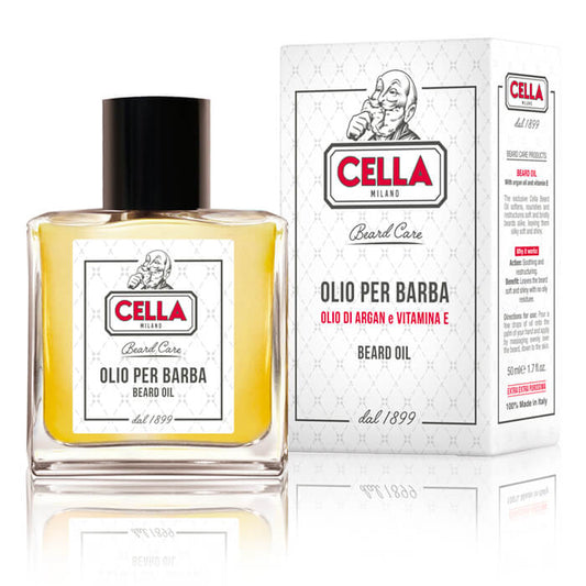 Cella Milano beard oil with argan 50ml