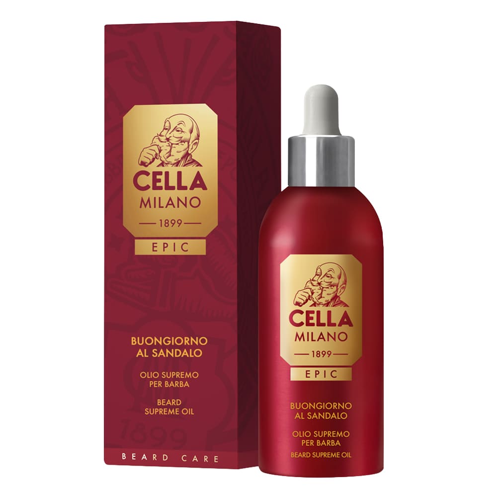 Cella Milano Epic beard oil Buongiorno al Sandalo 50ml