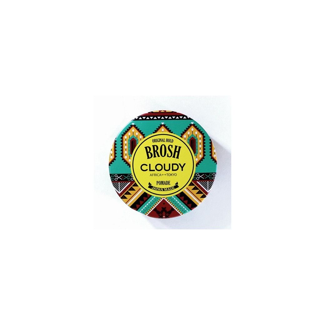 Cloudy x Brosh Strong Hold Pomade 4.05oz - Ethical Japanese Hair Styling