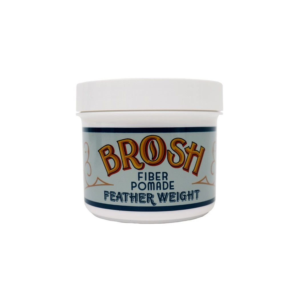 Brosh Fiber Feather Weight Pomade 280g for Flexible Soft Hold Hair