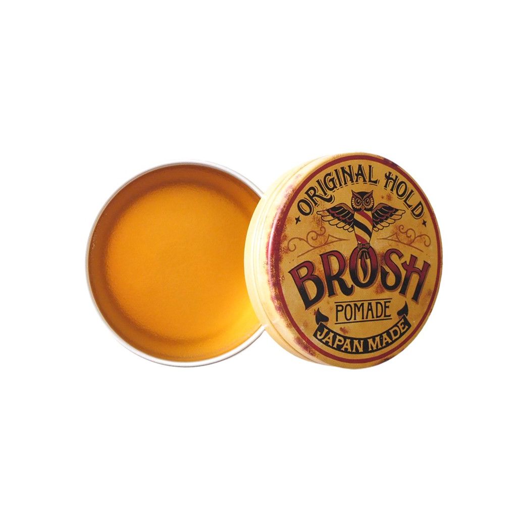 Brosh Original Mini Pomade: Strong Hold, Medium Shine, Non-Sticky, 40g for Men