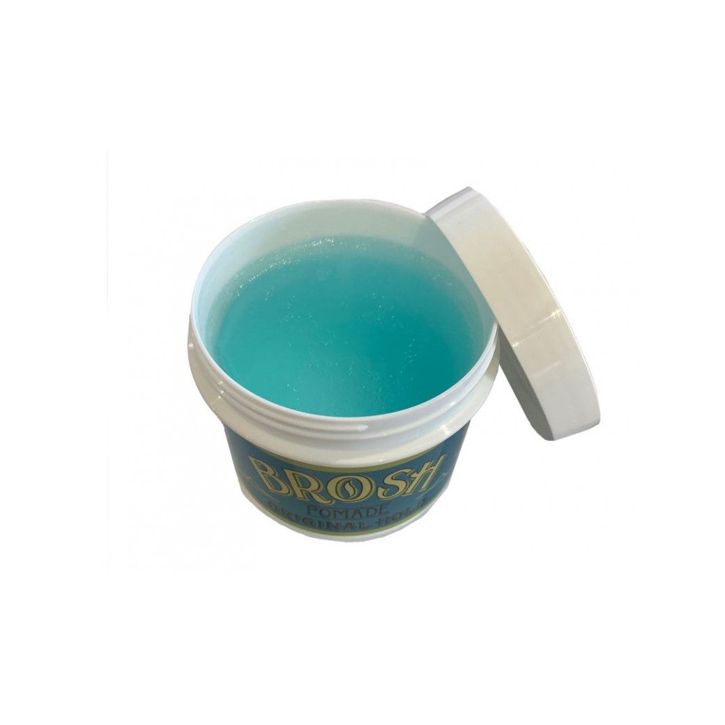 Brosh Original Unscented Strong Hold Hair Pomade for All Hair Types 280g Jar