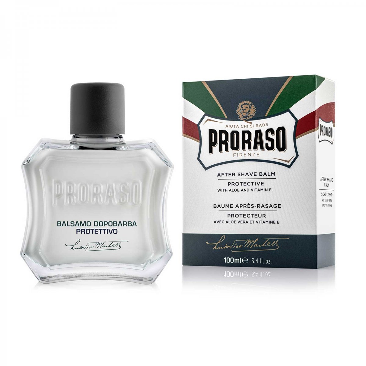 Proraso Aftershave-balm Med Aloe Vera och Vitamin E 100 ml