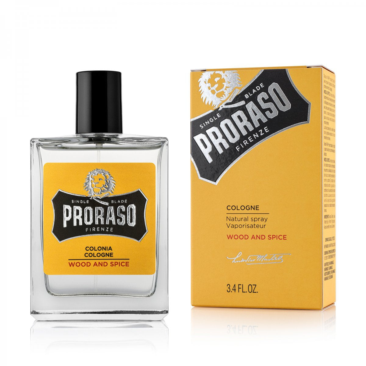 Proraso Wood and Spice Cologne for Men 100 ml