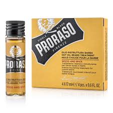 Proraso Nourishing Hot Oil Beard Treatment Kit - 4x 0.57 fl oz Bottles