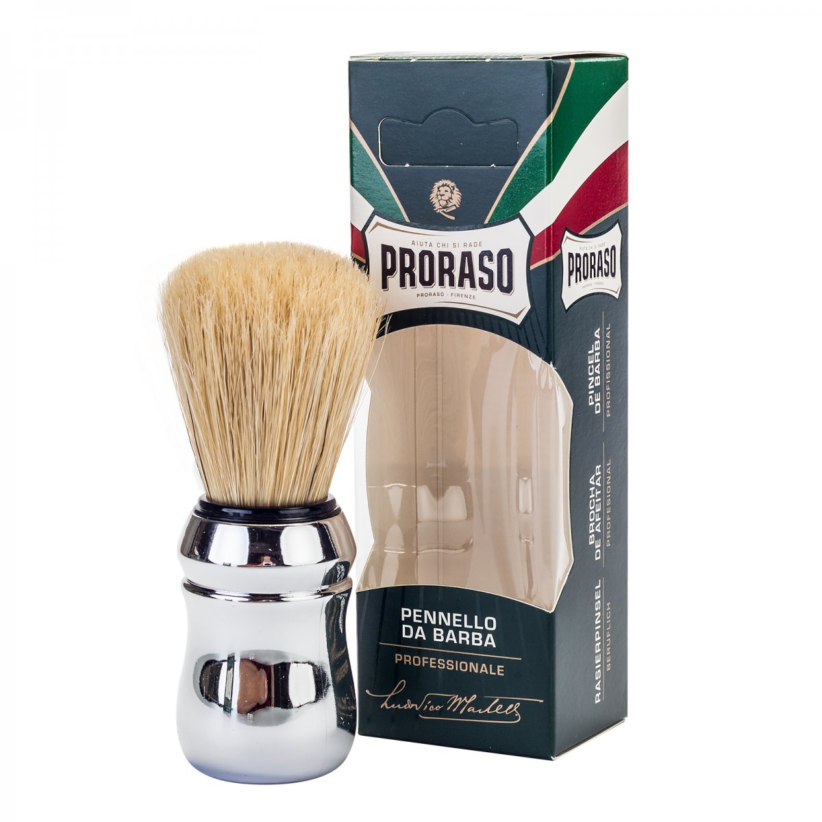 Proraso Pure Boar Bristle Shaving Brush for Firm Lathering Action