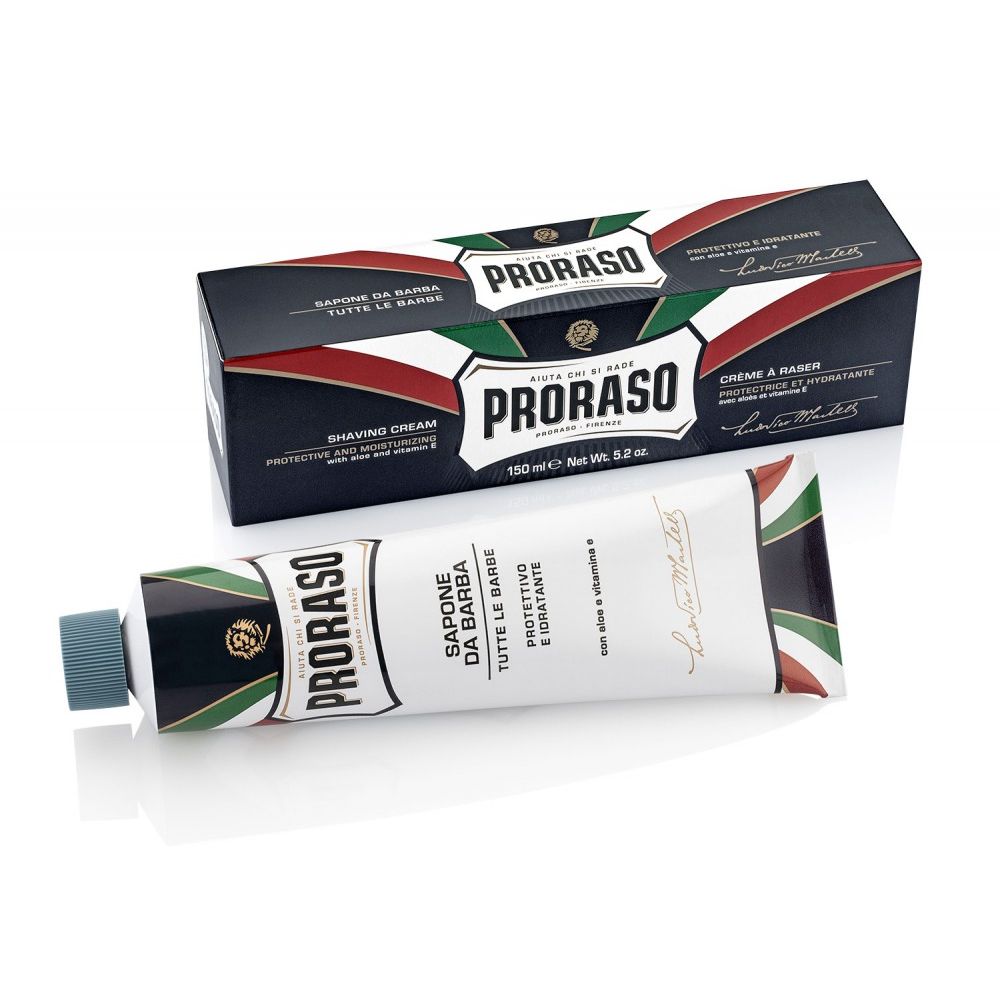 Proraso Italian Classic Shaving Cream with Soothing Aloe Vera and Vitamin E