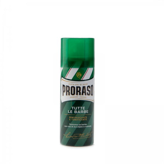 Proraso Refreshing Shaving Foam with Menthol & Eucalyptus, 50ml Travel Size