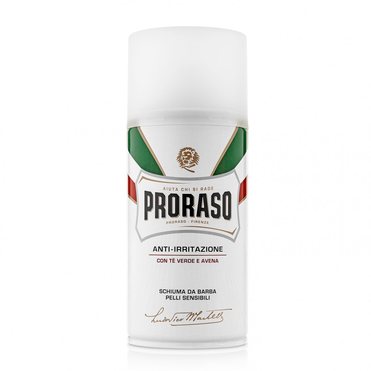 Proraso Green Tea Oat Shaving Foam 50ml Soothing for Sensitive Skin