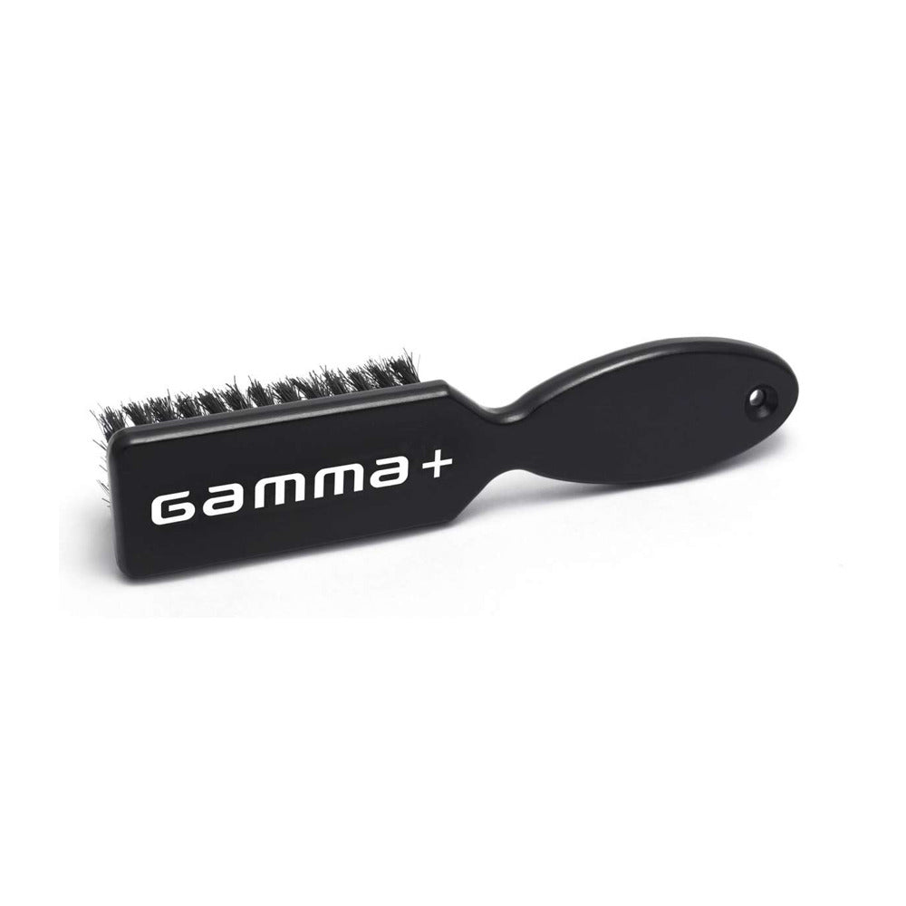 Professional Black Gamma Piú Fade Hair Brush for Barbers & Stylists