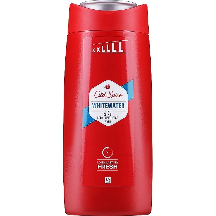 Old Spice Whitewater 3-in-1 Men's Body Wash, Shampoo, Face Cleanser, 33.8 fl oz