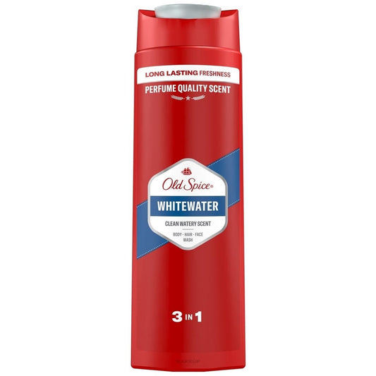 Old Spice Whitewater 3-in-1 Body, Hair, Face Wash for Men – Refreshing Scent