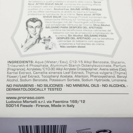 Proraso White Line Aftershave Balm 100 ml