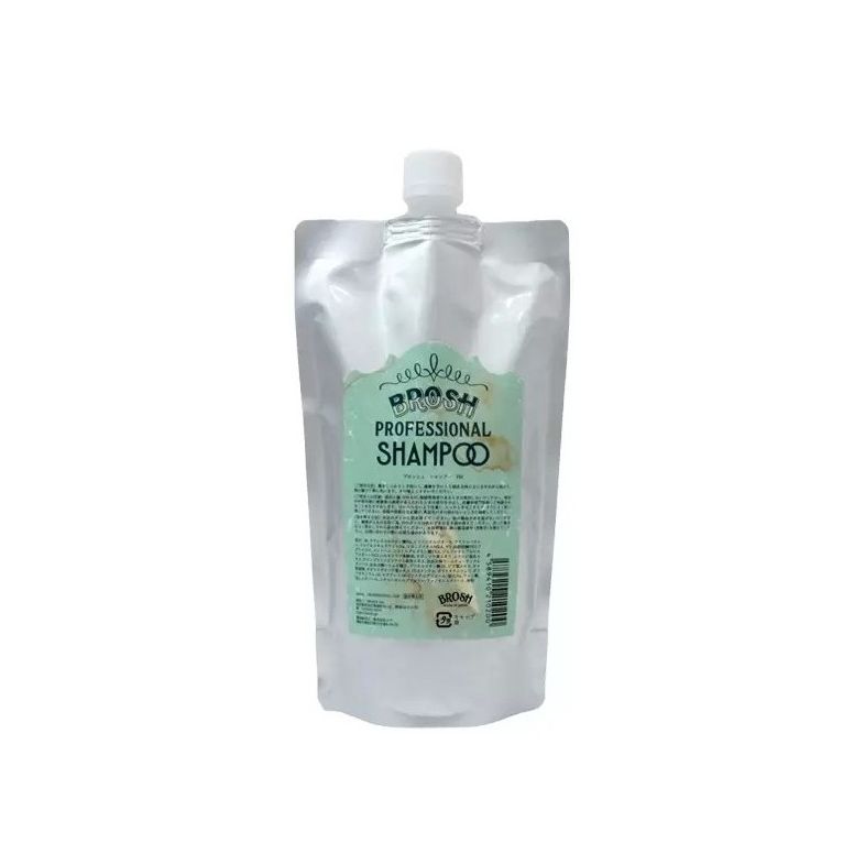 Funky Minty Brosh 380ml Botanical Shampoo Refill Pouch for Deep Cleansing