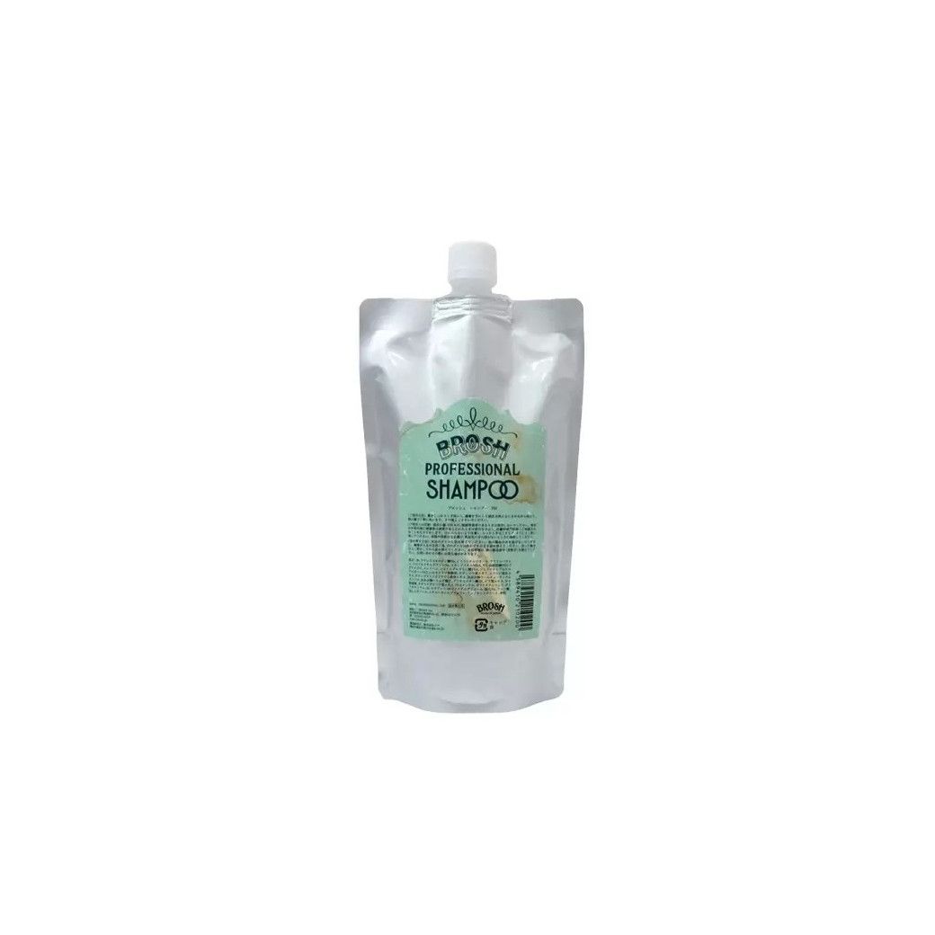Funky Minty Brosh 380ml Botanical Shampoo Refill Pouch for Deep Cleansing