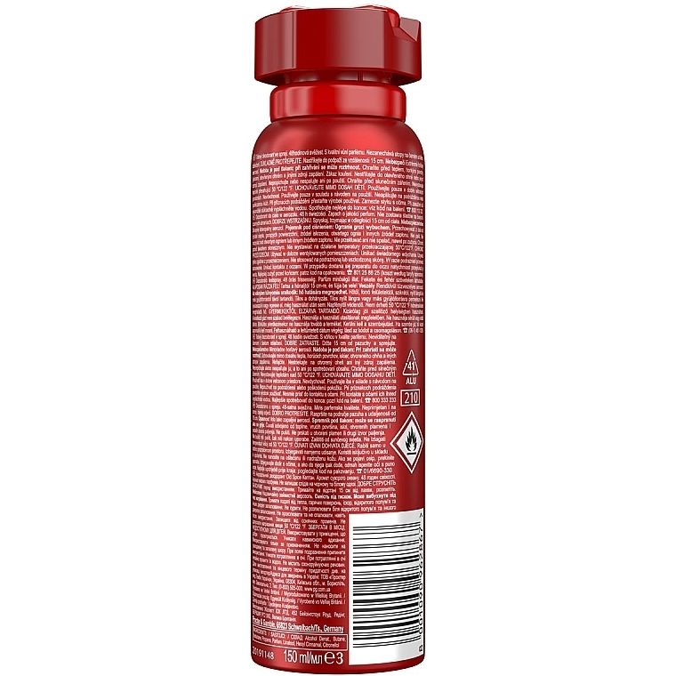 Old Spice Captain Men's Deodorant Spray: 24/7 Fresh Ocean Scent, 3X Protection, 150ml