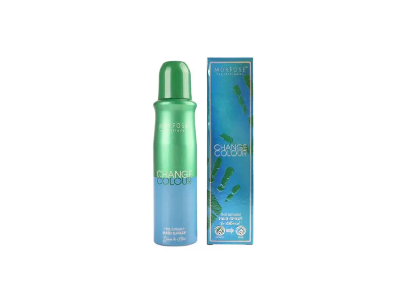 Morfose Change Colour Green To Blue Hair Spray - 150ml