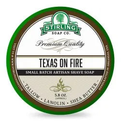 Stirling Soap Company Shaving Soap Texas on Fire 172ml