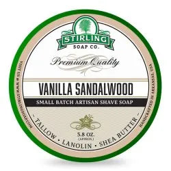 Stirling Soap Company Shaving Soap Vanilla Sandalwood 172ml