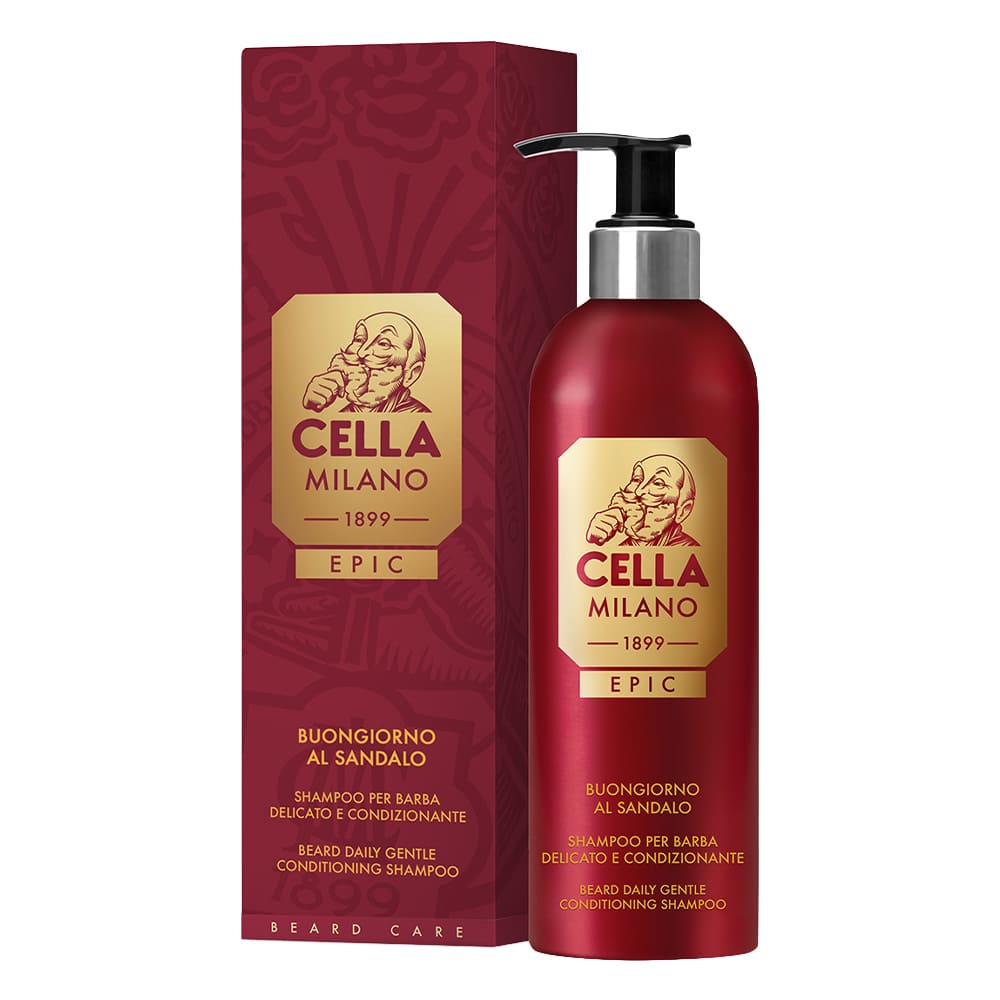 Cella Milano Epic beard shampoo Buongiorno al Sandalo 175ml