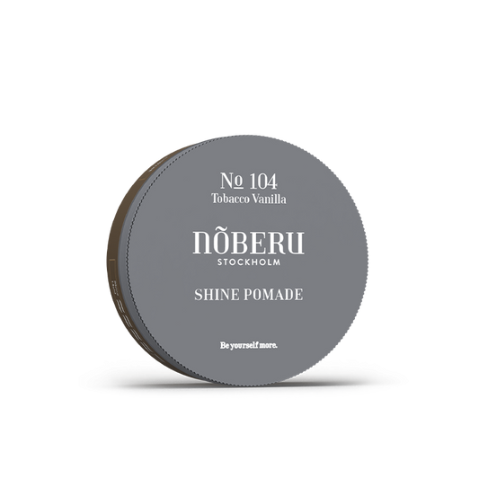 Noberu Shine Pomade: Optimal Hold, Brilliant Luster, Tobacco Vanilla Scent