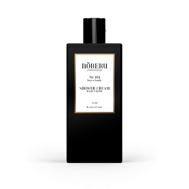 Noberu Tobacco Vanilla Hydrating Shower Cream 250ml for Smooth Skin