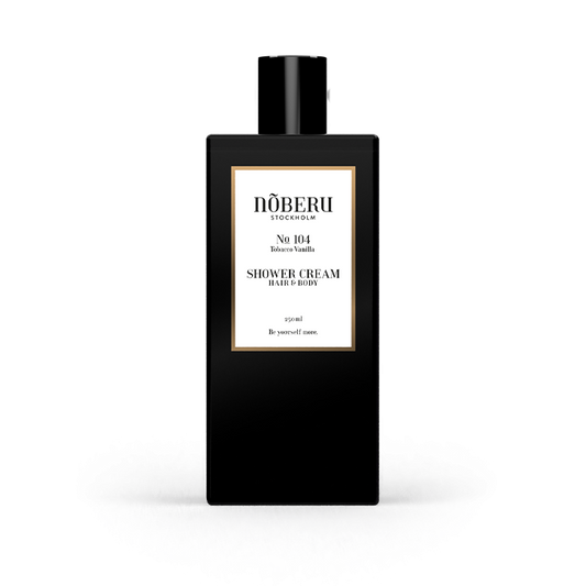 Noberu Tobacco Vanilla Hydrating Shower Cream 250ml for Smooth Skin