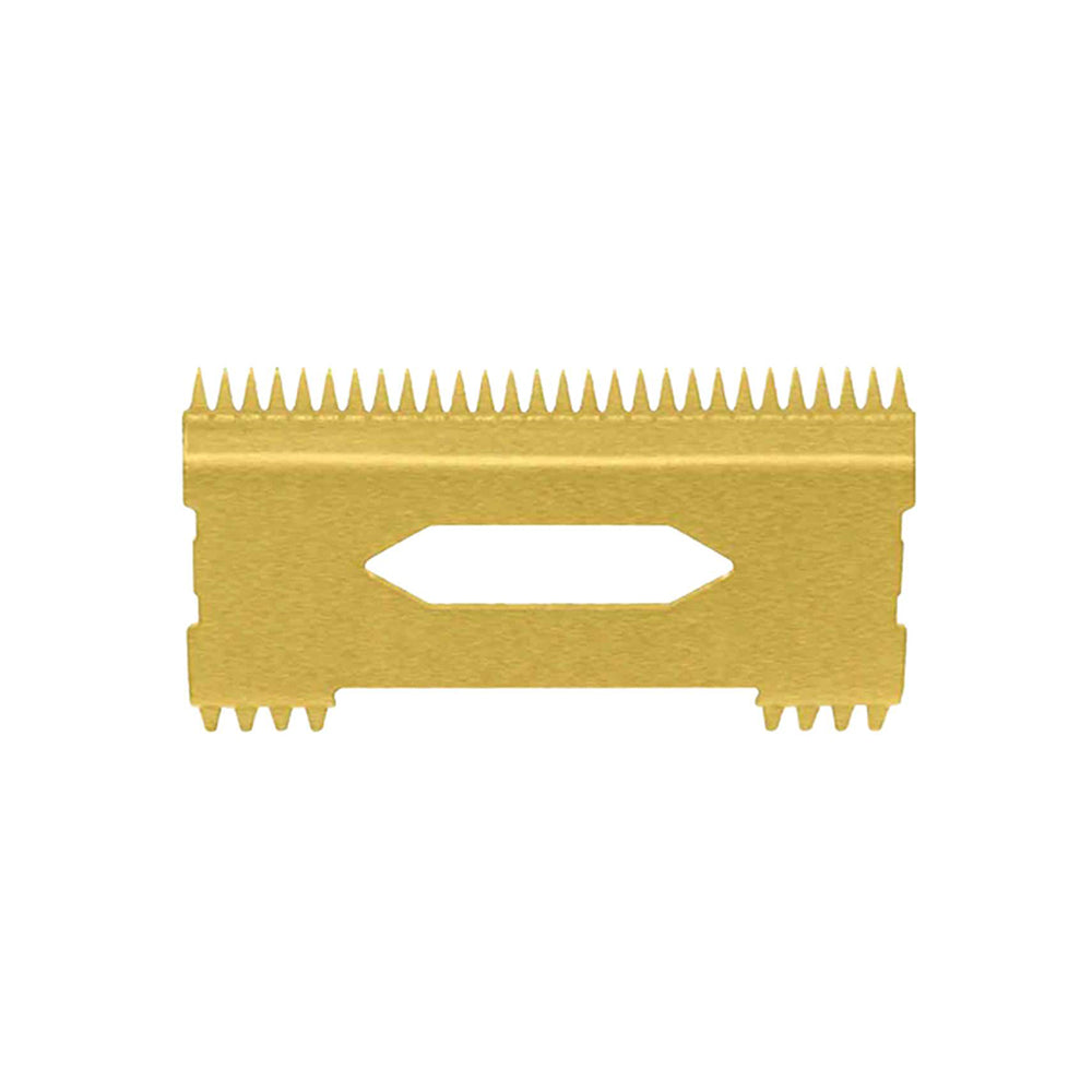 Gamma Piú Slim Deep Gold Titanium Clipper Blade for Professional Barbers
