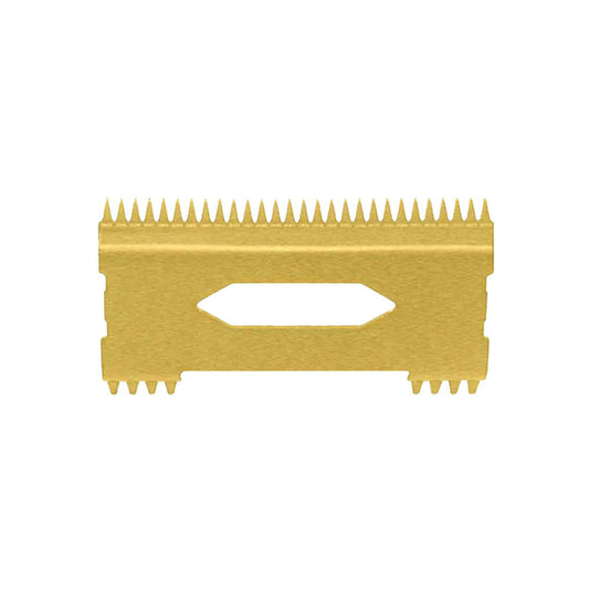 Gamma Piú Slim Deep Gold Titanium Clipper Blade for Professional Barbers