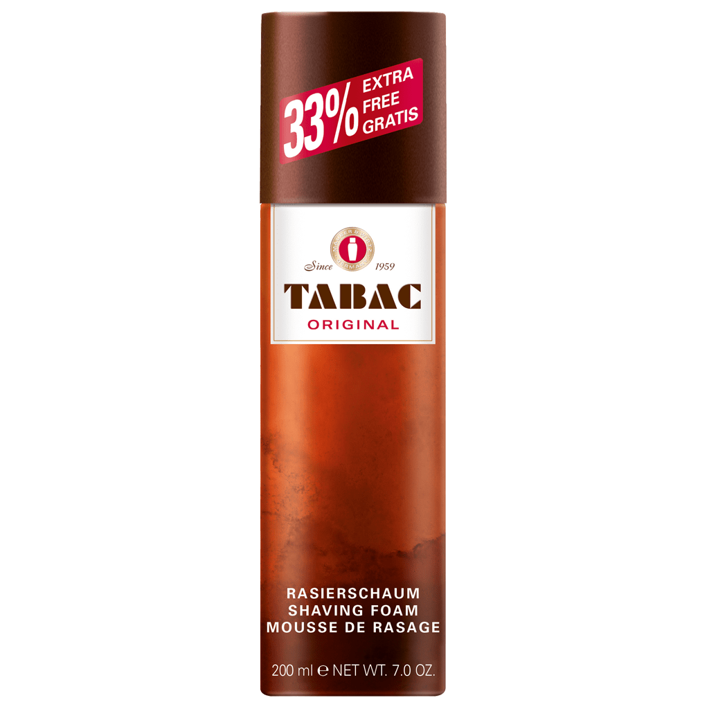 Tabac Original pH-Balanced Shaving Foam: Smooth Lather for Sensitive Skin, 200ml