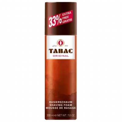 Tabac Original pH-Balanced Shaving Foam: Smooth Lather for Sensitive Skin, 200ml