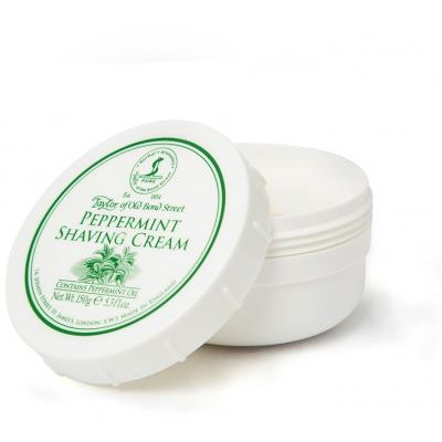 Taylor of Old Bond Street Peppermint Shaving Cream: Rich Lather, Cool Shave