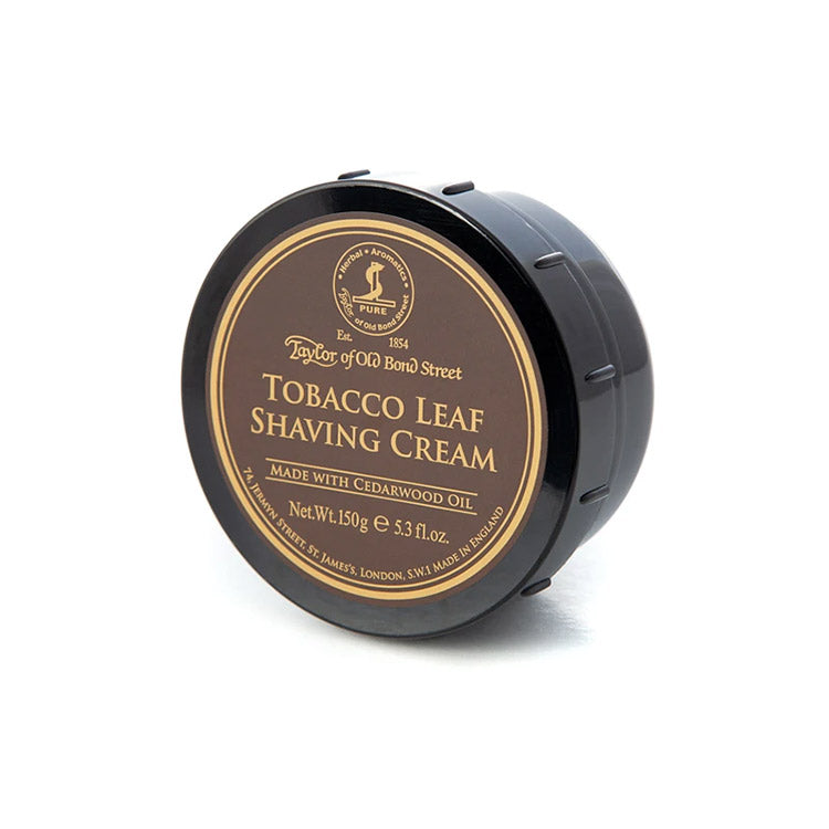 Taylor Old Bond Street Tobacco Leaf Shaving Cream 150g for Men