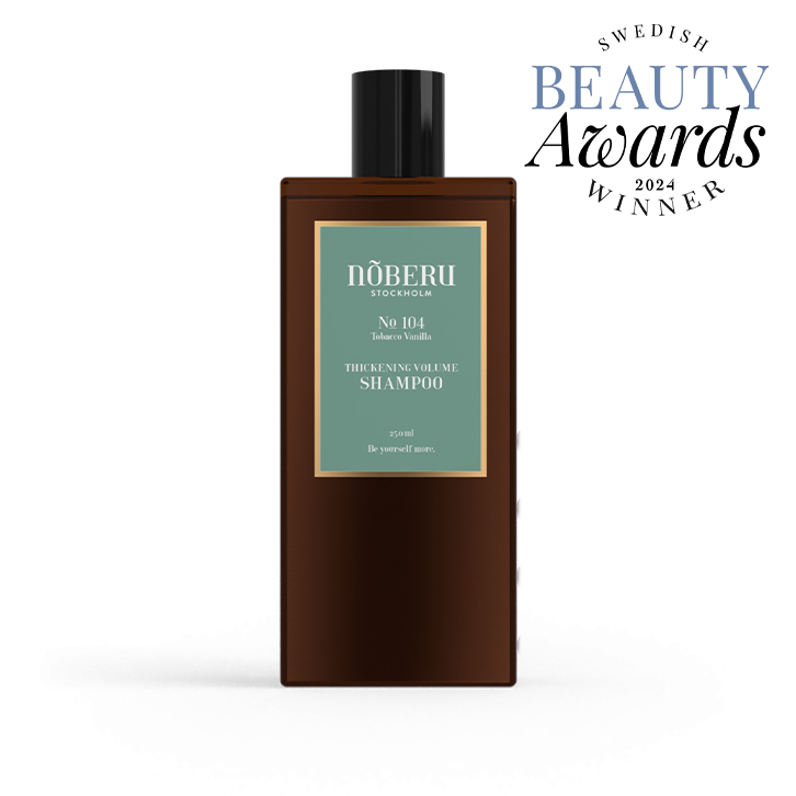 Noberu Stockholm Thickening Volume Shampoo for Fullness, Elasticity & Natural Luster
