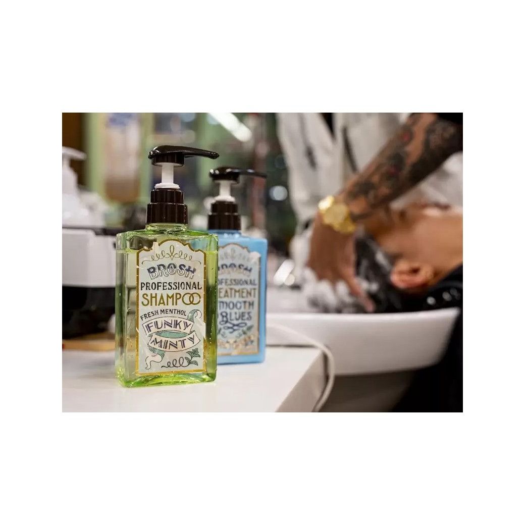 Brosh Smooth Blues Botanical Hair Treatment Shampoo 13.5oz - Deep Cleanse & Soothe