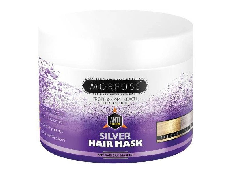 Morfose "No Yellow" Silver Hair Mask - 500ml