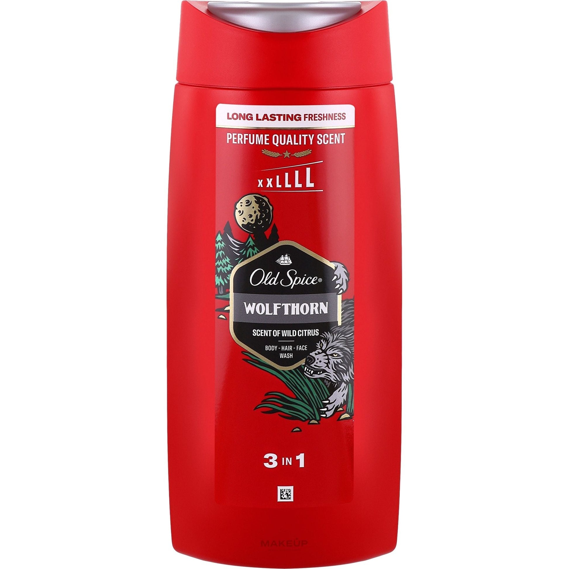 Old Spice Wolfthorn Men's 3-in-1 Shower Gel, Shampoo, and Body Wash