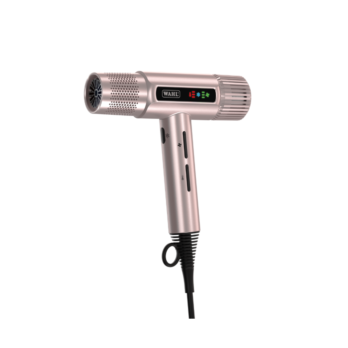 Wahl Vanquish Rose Gold Digital Hair Dryer: Quiet, Fast, Lightweight, Pro-Styling
