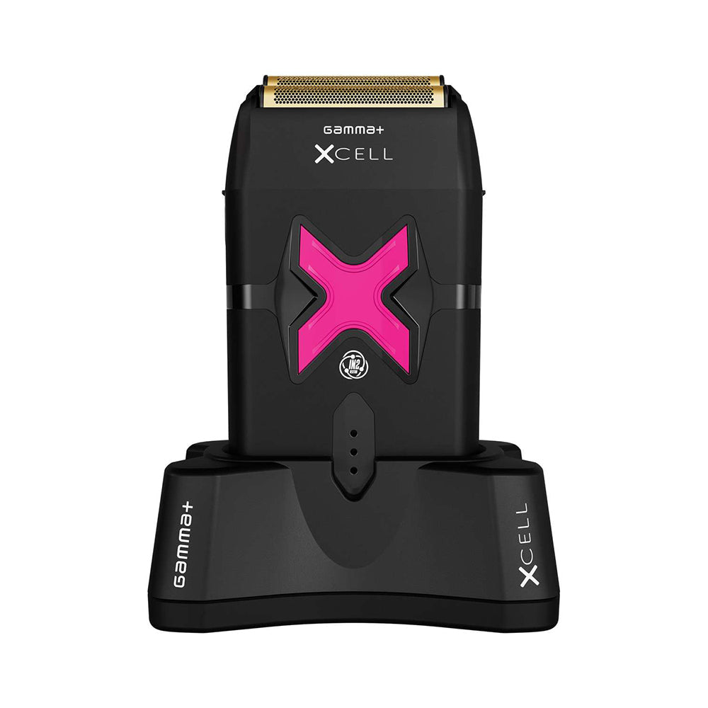 Gamma Piú XCELL Professional Electric Shaver - Powerful Cordless Titanium Foil Barber Tool